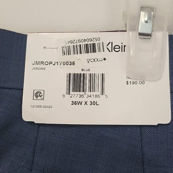 Calvin Klein Dress Suit Pants Blue 36W x 30L 36Wx30L b164 - Picture 14 of 16